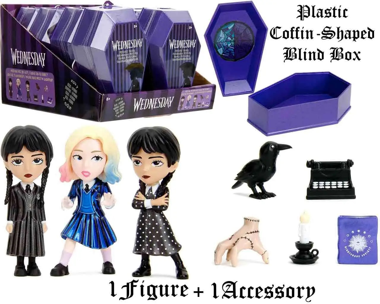 WEDNESDAY METAL Figura COUNTER DISPLAY DELUXE (8)