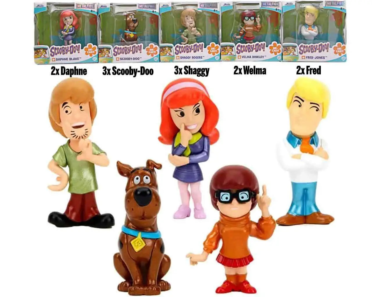 SCOOBY DOO METAL Figura Caja DISPLAY (12) Frikytopia