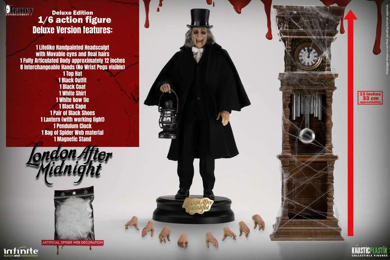 LON CHANEY AS LONDON AFTER MIDNIGHT 1/6 ACTION Figura DELUXE VERSION