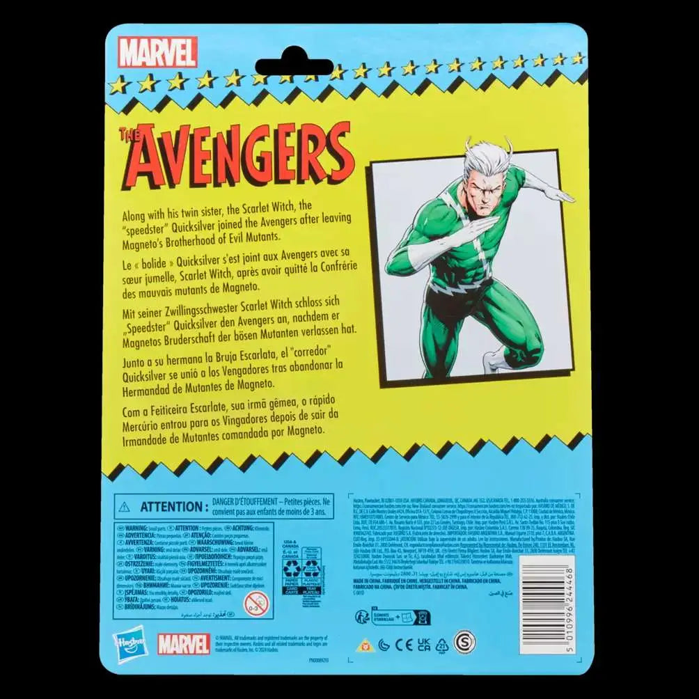 Figura Quicksilver Vengadores Avengers Marvel 15cm hasbro