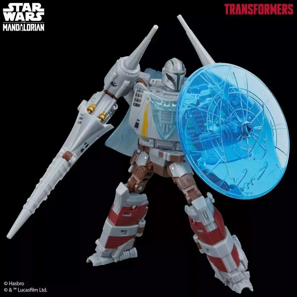 Figura hasbro transformers star wars the mandalorian