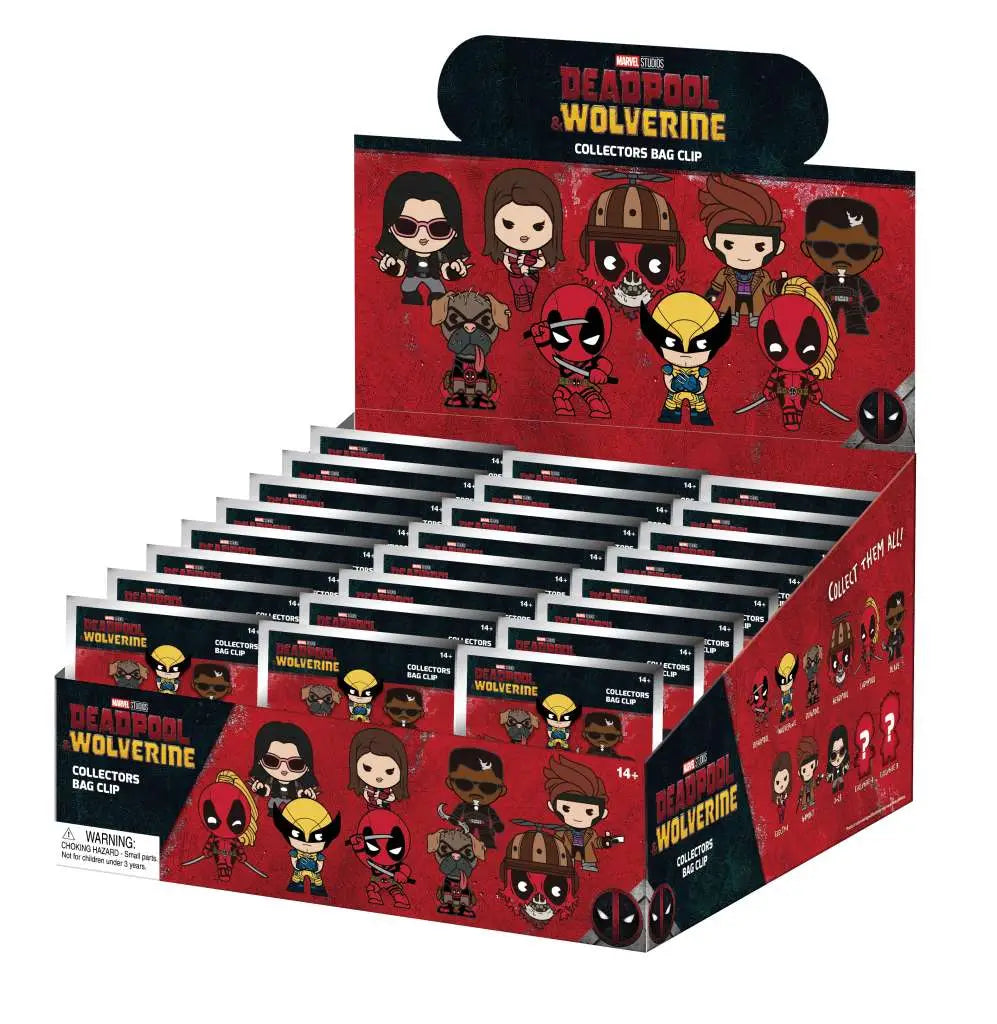 DEADPOOL MOVIE 3D Bolsa CLIP BLIND Caja DISPLAY (24)
