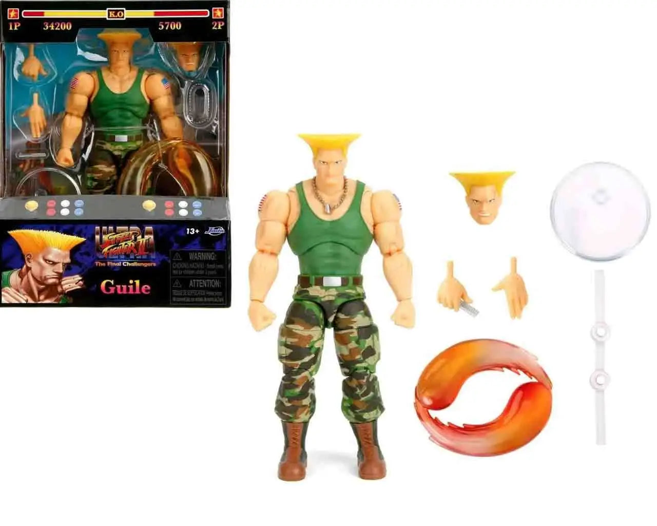 Ultra Street Fighter II: The Final Challengers Figura 1/12 Guile 15 cm