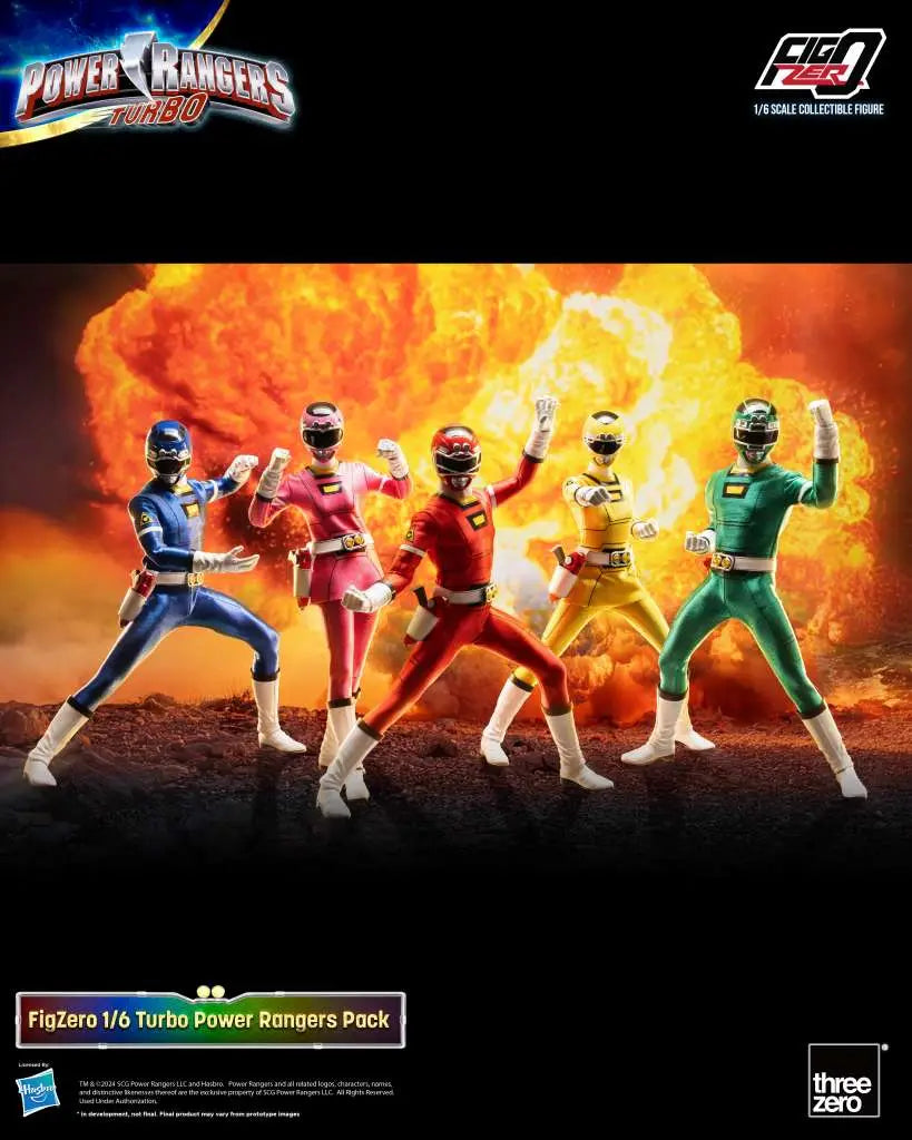 POWER RANGERS TURBO 1/6 Figura 5-PACK Frikytopia