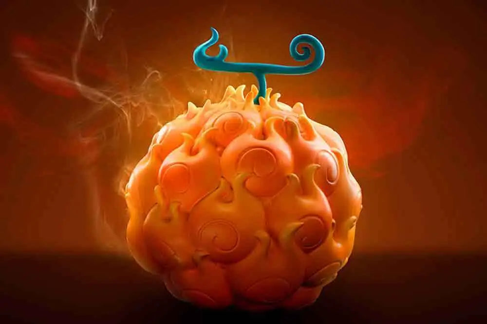 ONE PIECE FLAME FLAME FRUIT LIFESIZE 1/1 Réplica