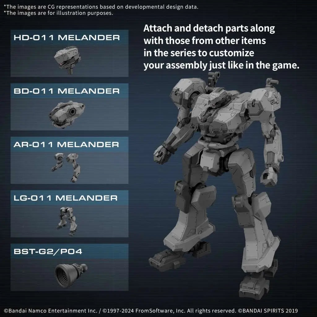 30MM ARMORED CORE VI FOR BALAM IND BD-011 MELANDER