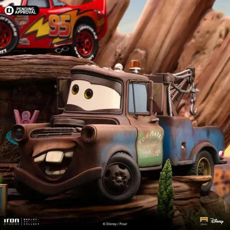 CARS LIGHTNING MCQUEEN + TOW MATER DLX 1/10 ST 1/10 Estátua