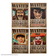 ONE PIECE WANTED Imán SET (4)