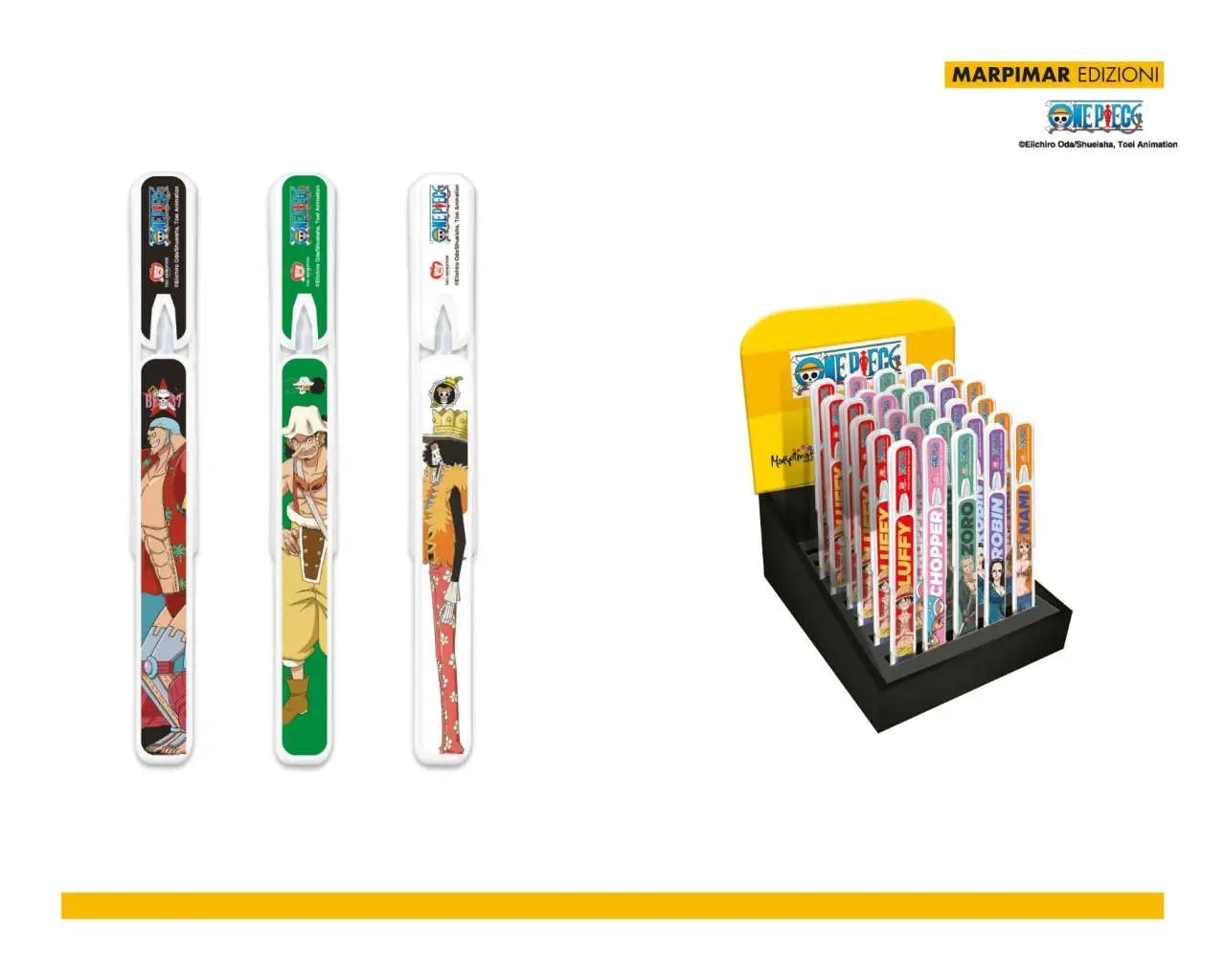ONE PIECE SNAPPY Bolígrafo DISPLAY B (30) Frikytopia