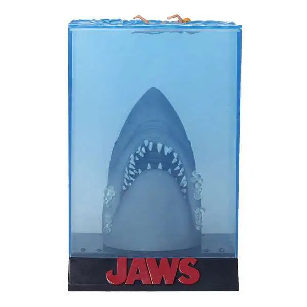 Figura Poster 3D Tiburon Jaws luces