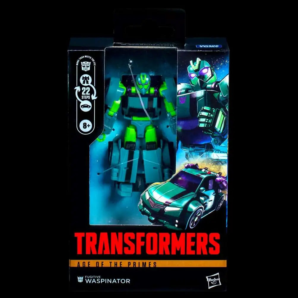 Figura hasbro transformers age of the primes fugitive waspinator