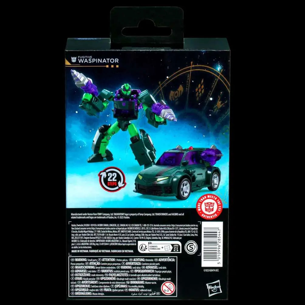 Figura hasbro transformers age of the primes fugitive waspinator