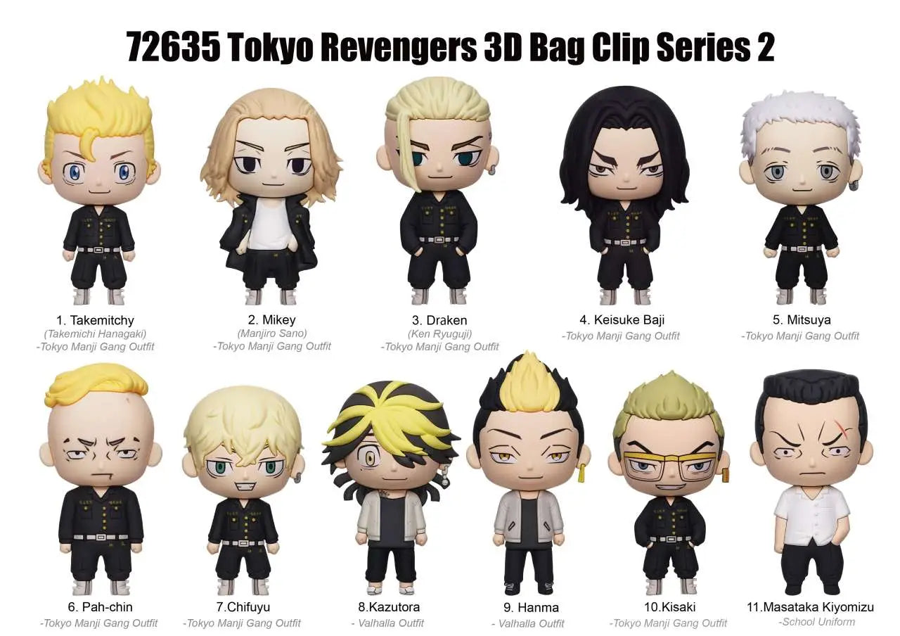 TOKYO REVENGERS 3D FOAM Bolsa CLIP SERIES 2