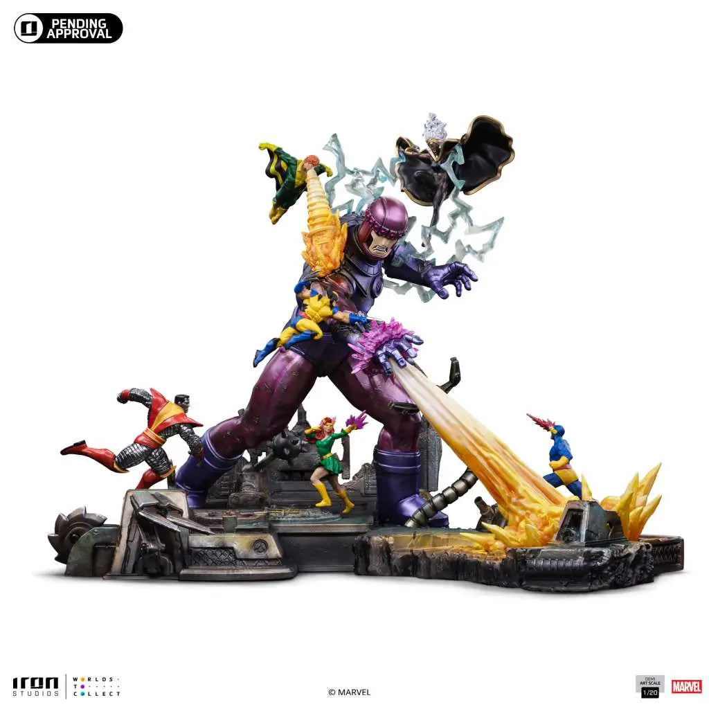 Marvel Estatua 1/20 Demi Art Scale X-Men Danger Room Diorama A 42 cm