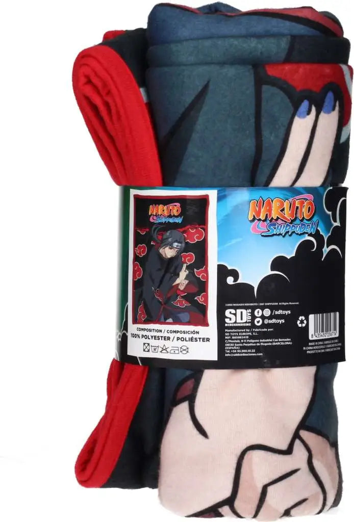 NARUTO ITACHI POLAR FLEECE 100X150 CM Manta