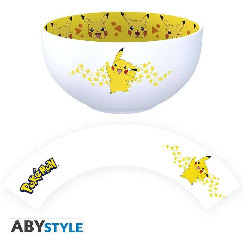 Bowl abystyle pokemon pikachu electrc type