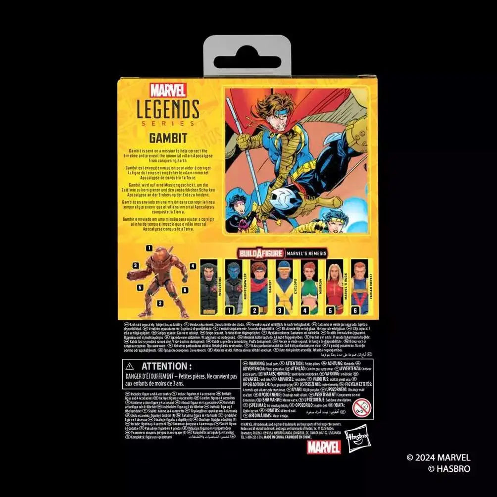 X-Men Marvel Legends Figura Gambit (BAF: Marvel's Nemesis) 15 cm