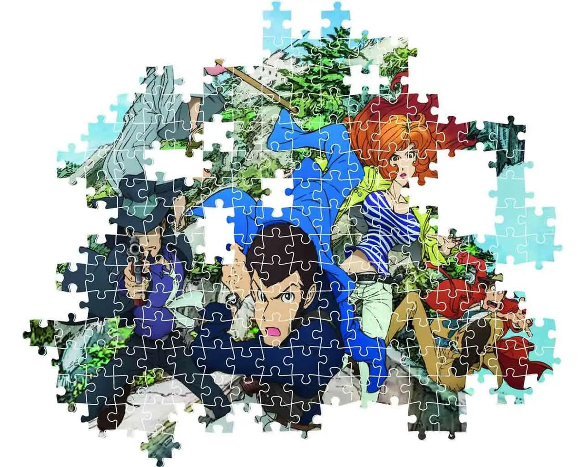 LUPIN THE 3RD THE ITALIAN ADVENTURE ANIME COLLECTION Puzle 1000 PCS