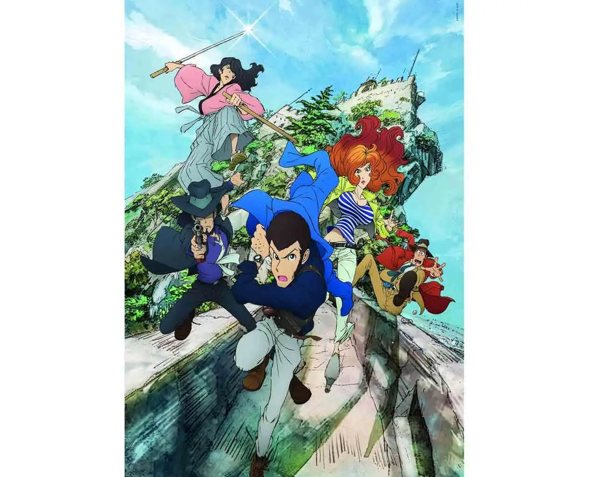 LUPIN THE 3RD THE ITALIAN ADVENTURE ANIME COLLECTION Puzle 1000 PCS