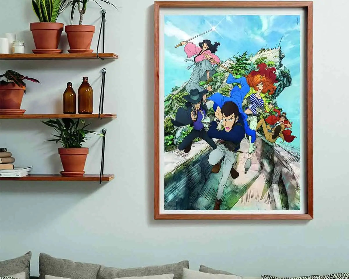LUPIN THE 3RD THE ITALIAN ADVENTURE ANIME COLLECTION Puzle 1000 PCS