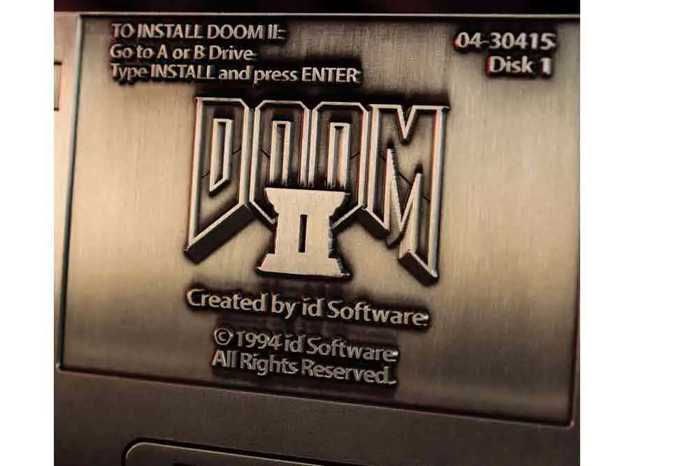 Doom 2 Réplica Arena Floppy Disk Limited Edition
