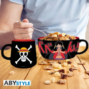 ONE PIECE LUFFY BREAKFAST SET Taza & BOWL