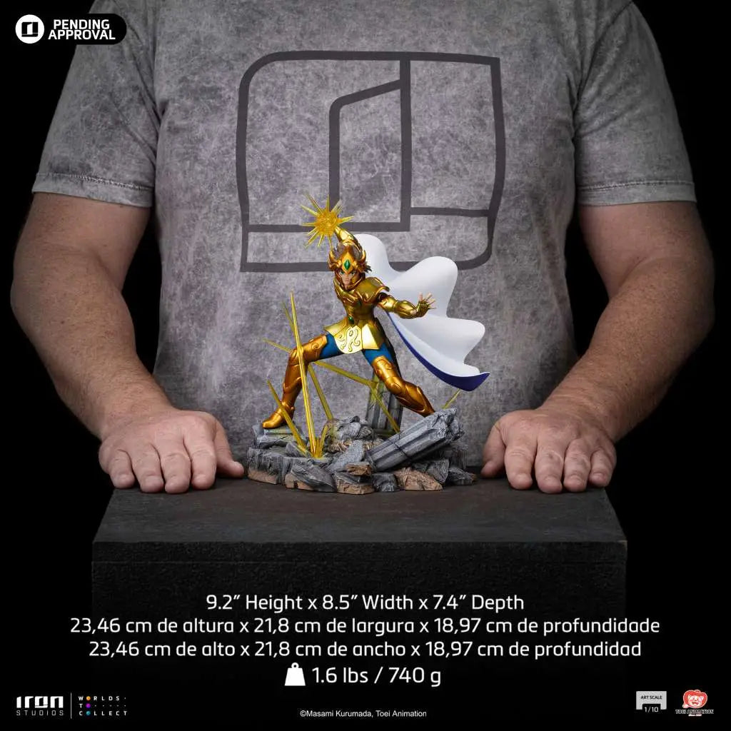 Saint Seiya Estatua 1/10 Art Scale Leo Aiolia 24 cm
