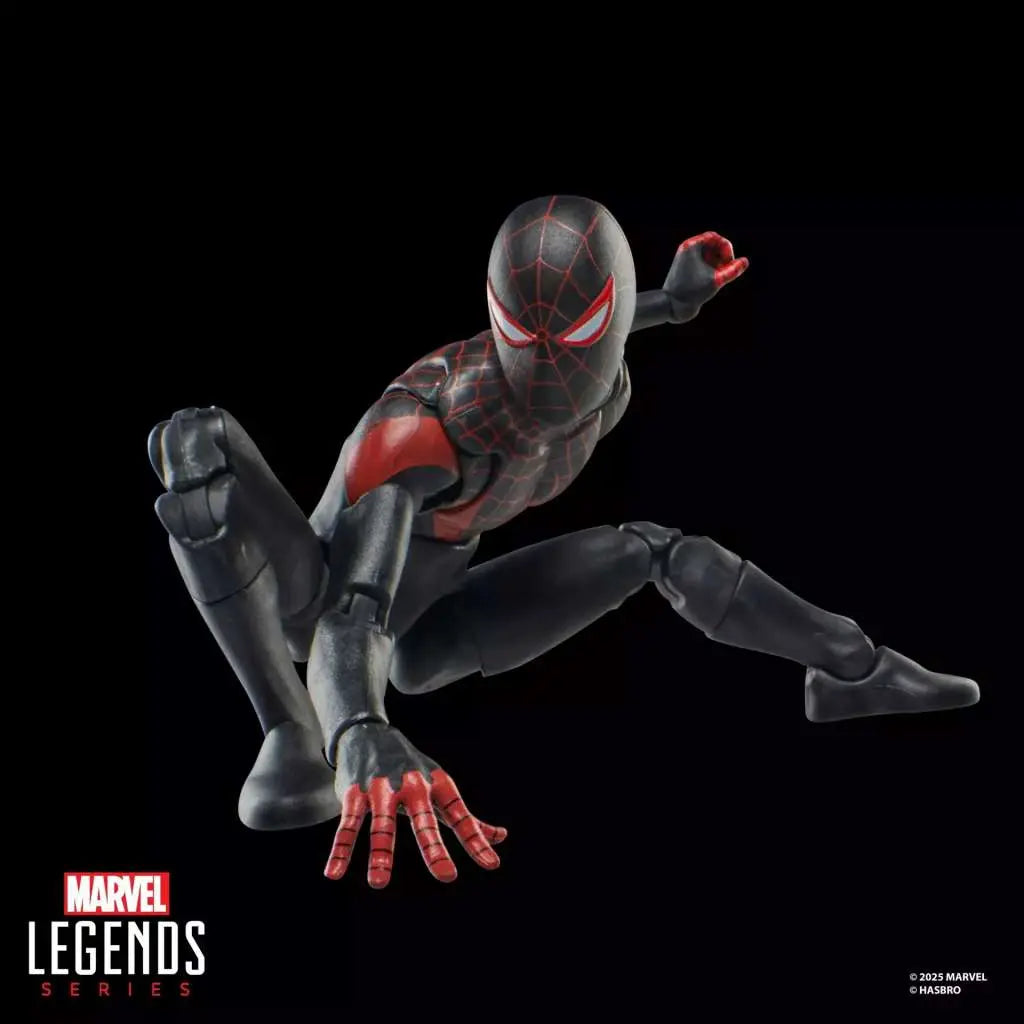 Figura hasbro marvel legends miles morales: the ultimate spider - man mini comics ultimate miles
