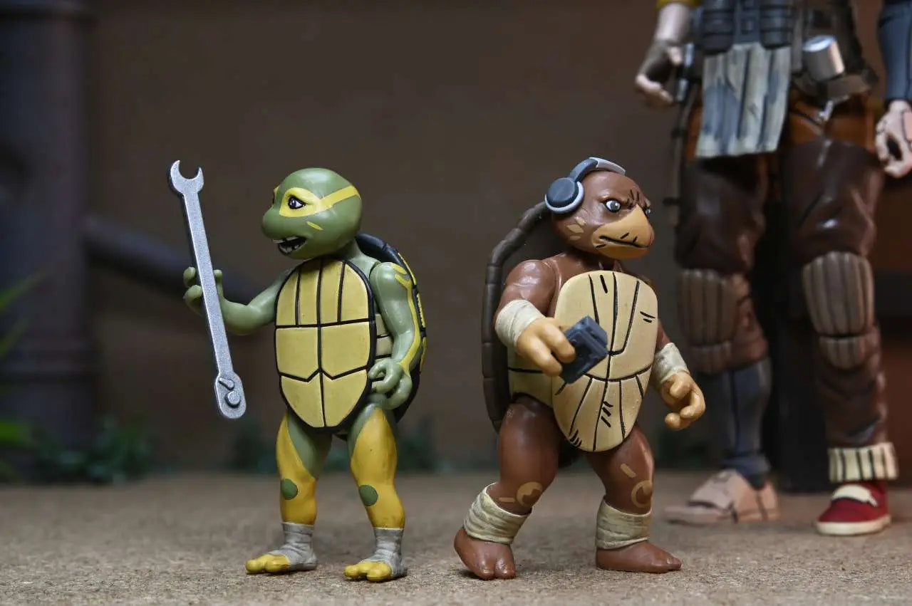 Tortugas Ninja (The Last Ronin The Lost Years) Figura Synja Grammy April with Baby Yi & Moja 18 cm