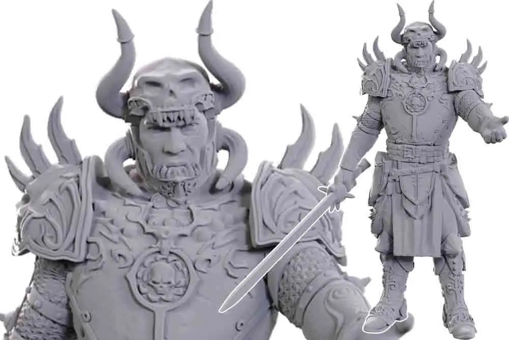 D&D Nolzur's Marvelous Miniatures Miniatura sin pintar Sarevok Anchev & Raphael