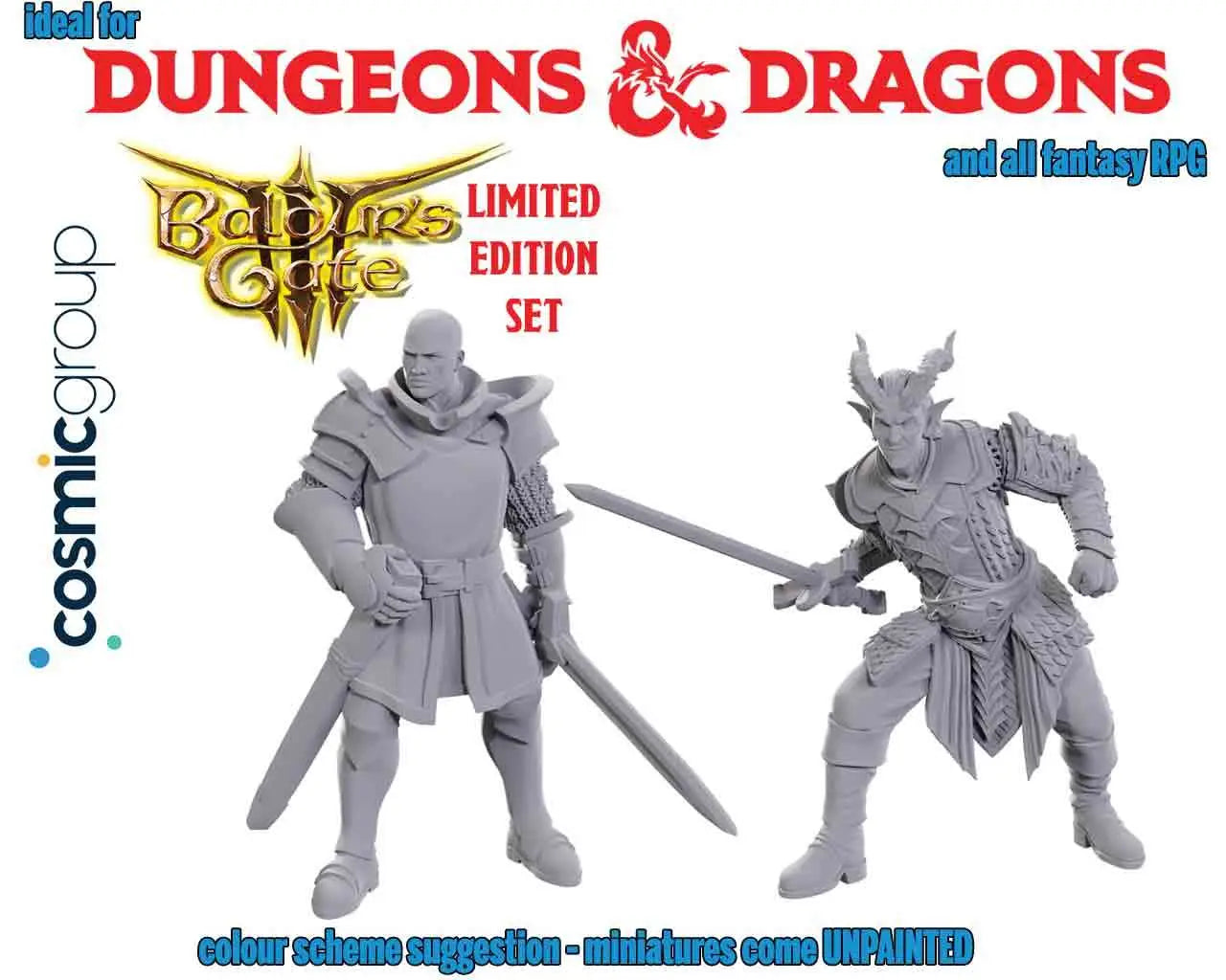 D&D Nolzur's Marvelous Miniatures Miniatura sin pintar Ulder Ravengard & Zevlor