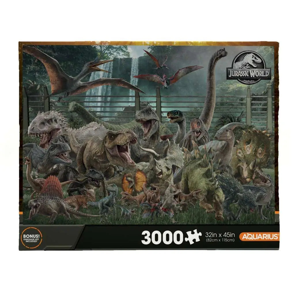 JURASSIC WORLD 3000 PCS JIGSAW Puzle Frikytopia