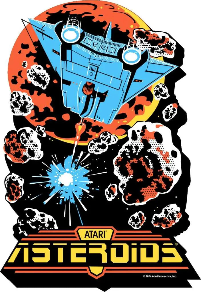 ATARI ASTEROIDS FUNKY CHUNKY Imán