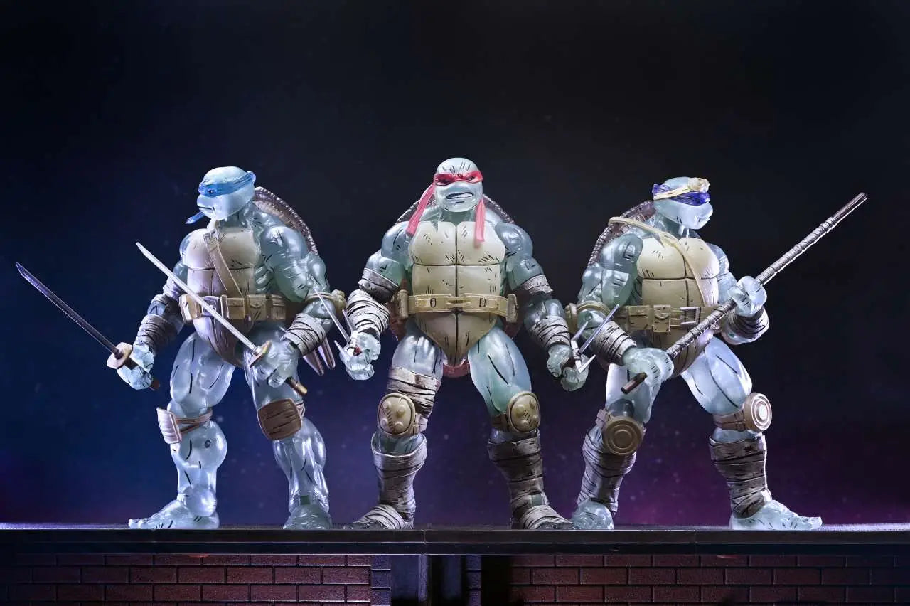 Tortugas Ninja (The Last Ronin) Pack de 3 Figuras Ghost Brothers 18 cm
