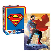 DC COMICS SUPERMAN 500 PCS JIGSAW Puzle & FUN Caja SET