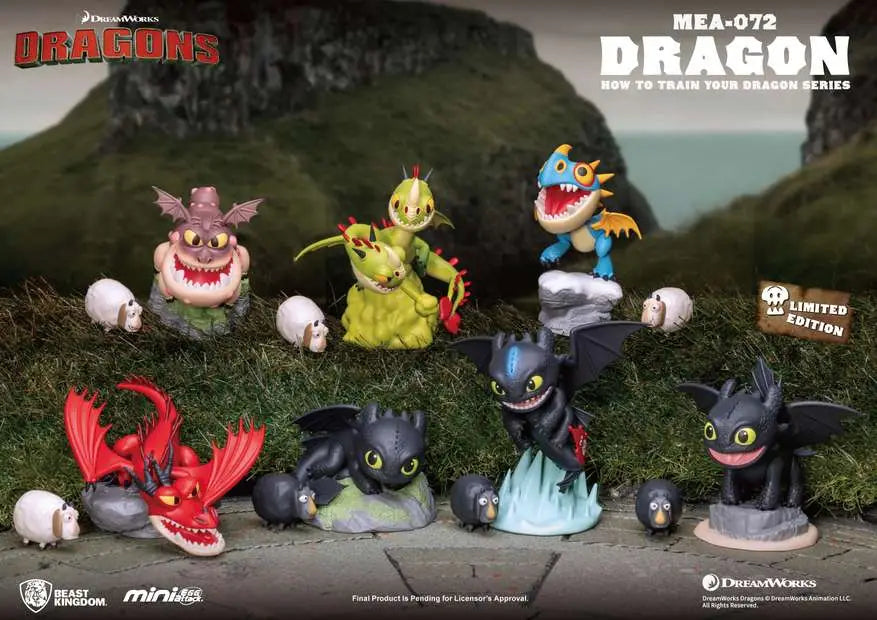 MINI EGG ATTACK HOW TO TRAIN YOUR DRAGON BLIND Caja DISPLAY (6) Frikytopia