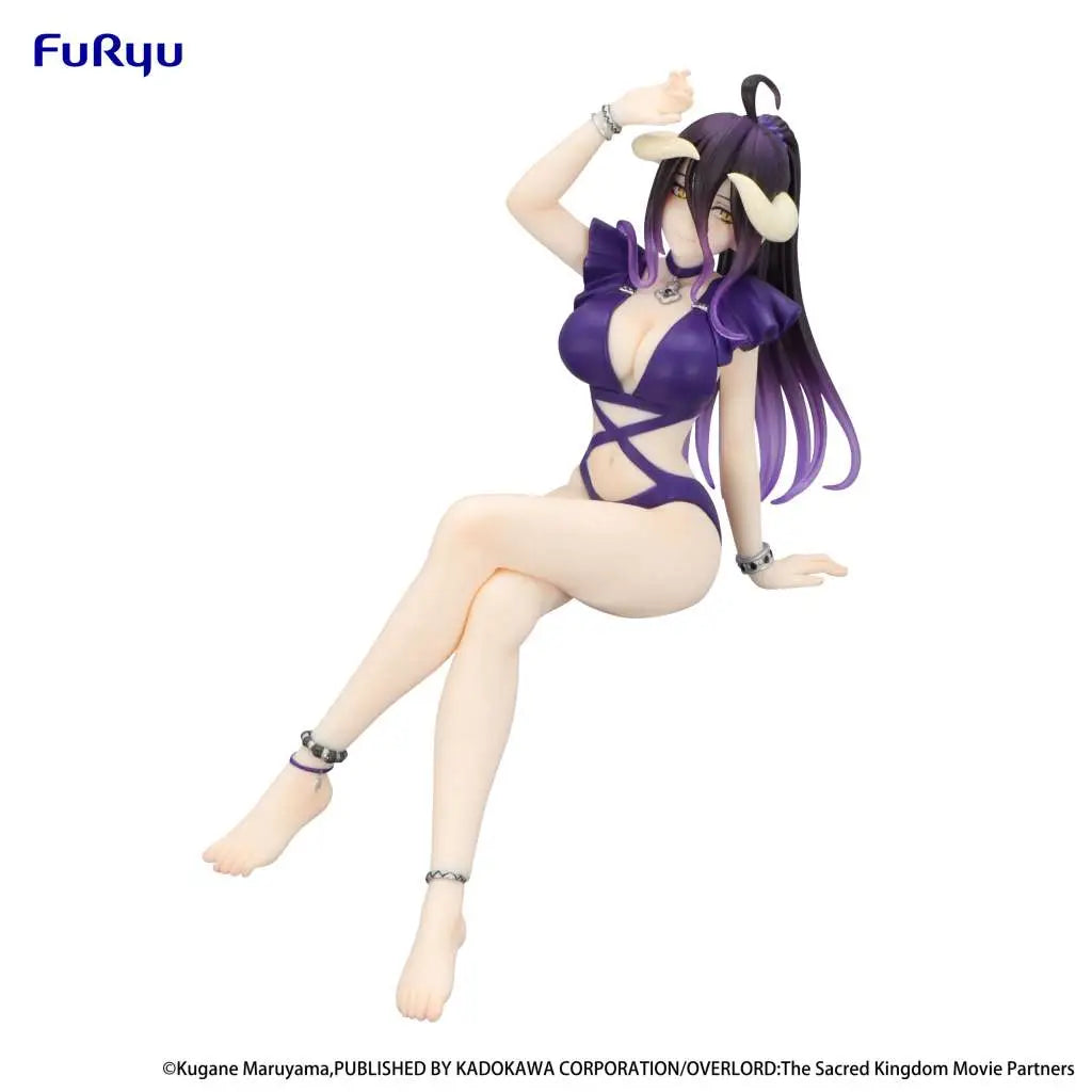 Overlord Estatua PVC Noodle Stopper Albedo Swimsuit Dark Purple Color Ver. 16 cm