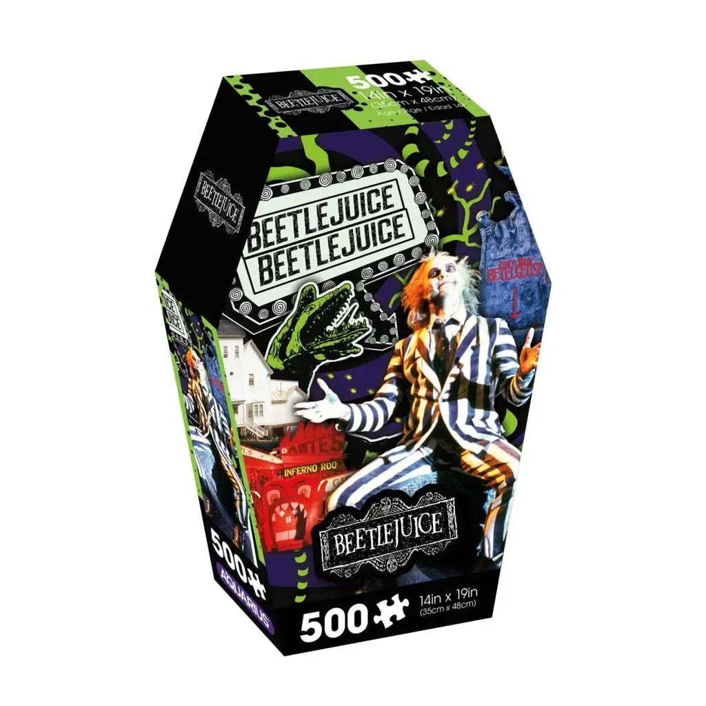 BEETLEJUICE COFFIN Caja 500 PIECE JIGSAW Puzle Frikytopia