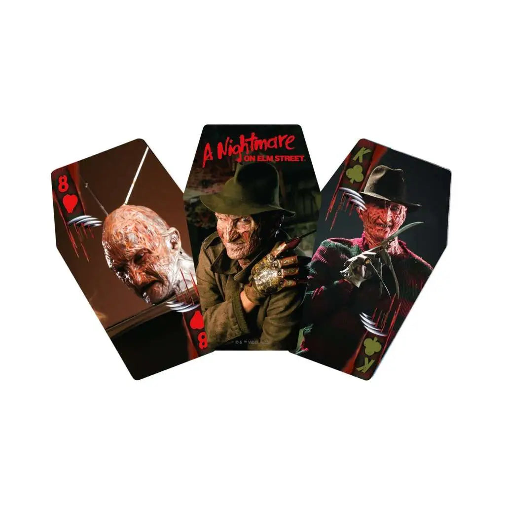 A NIGHTMARE ON ELM ST COFFIN Caja PREMIUM PLAYING Cartas