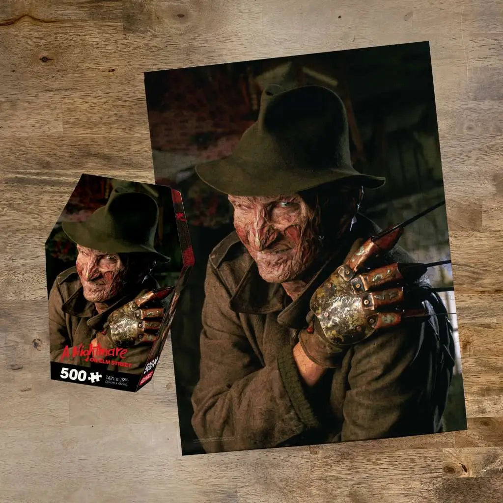 NIGHTMARE ON ELM STREET COFFIN Caja 500 PIECE JIGSAW Puzle