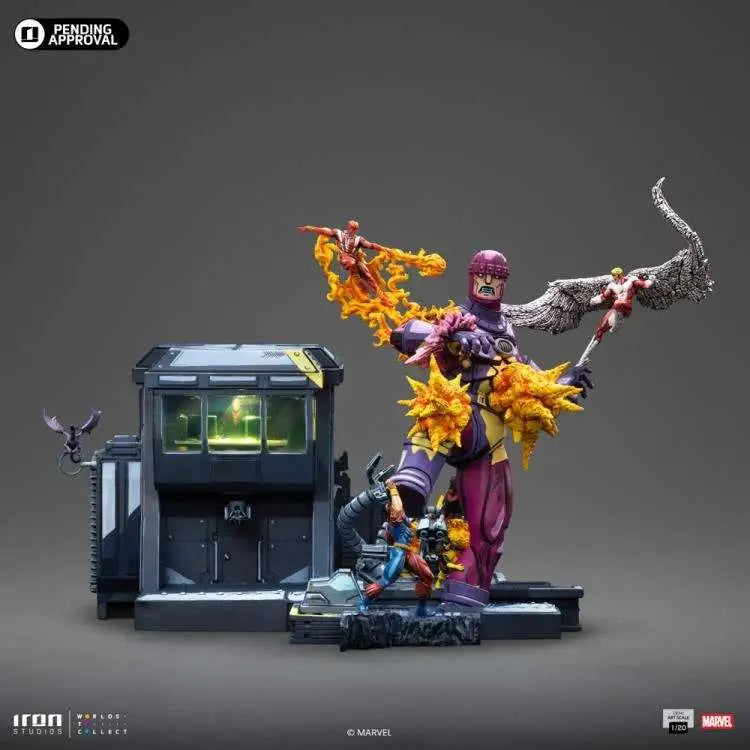 X-MEN DANGER ROOOM DIORAMA B COMIC DEMI ART 1/20 Estatua