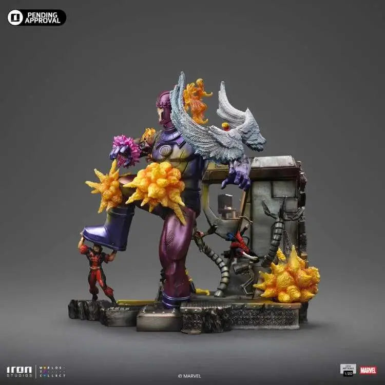 X-MEN DANGER ROOOM DIORAMA B COMIC DEMI ART 1/20 Estatua