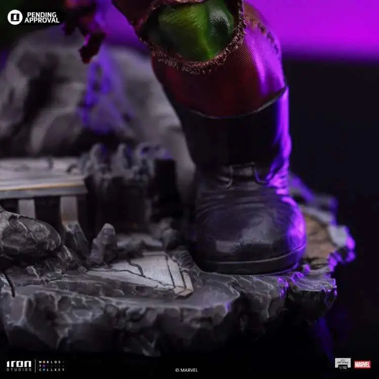 Marvel Estatua 1/10 BDS Art Scale Infinity Gauntlet Hulk Diorama 25 cm