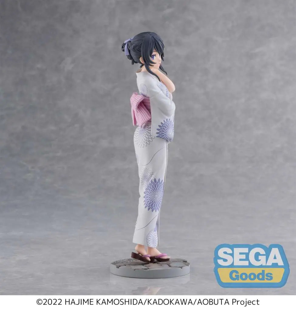 Rascal Does Not Dream of Bunny Girl Senpai Estatua Luminasta PVC Mai Sakurajima Yukata 22 cm