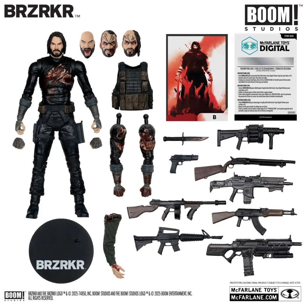 BRZRKR 7INCH B ACTION Figura