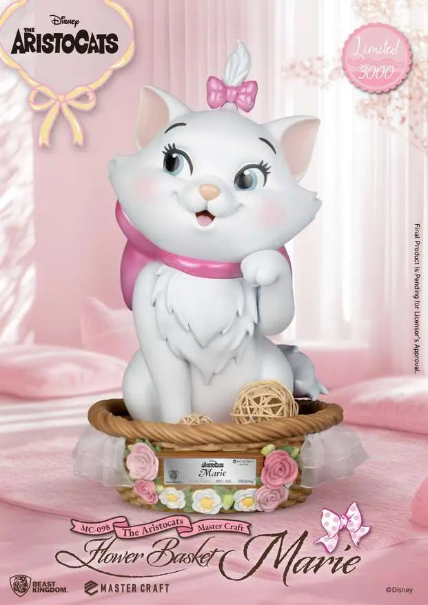 ARISTOCATS FLOWER BASKET MARIE MASTER CRAFT Estatua Frikytopia