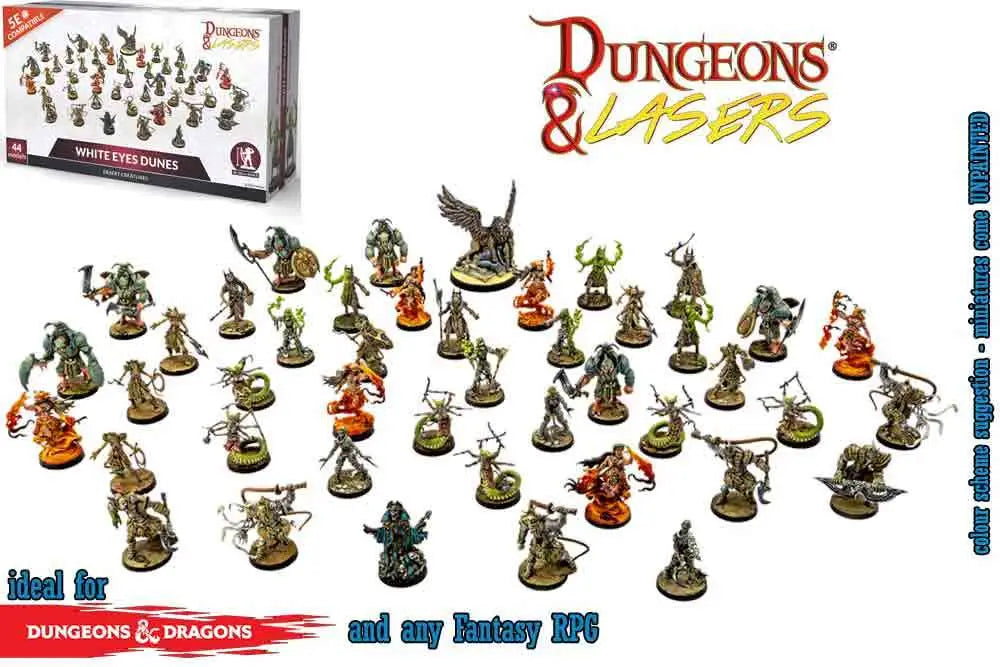 DUNGEONS & LASERS: WHITE EYES DUNES Frikytopia