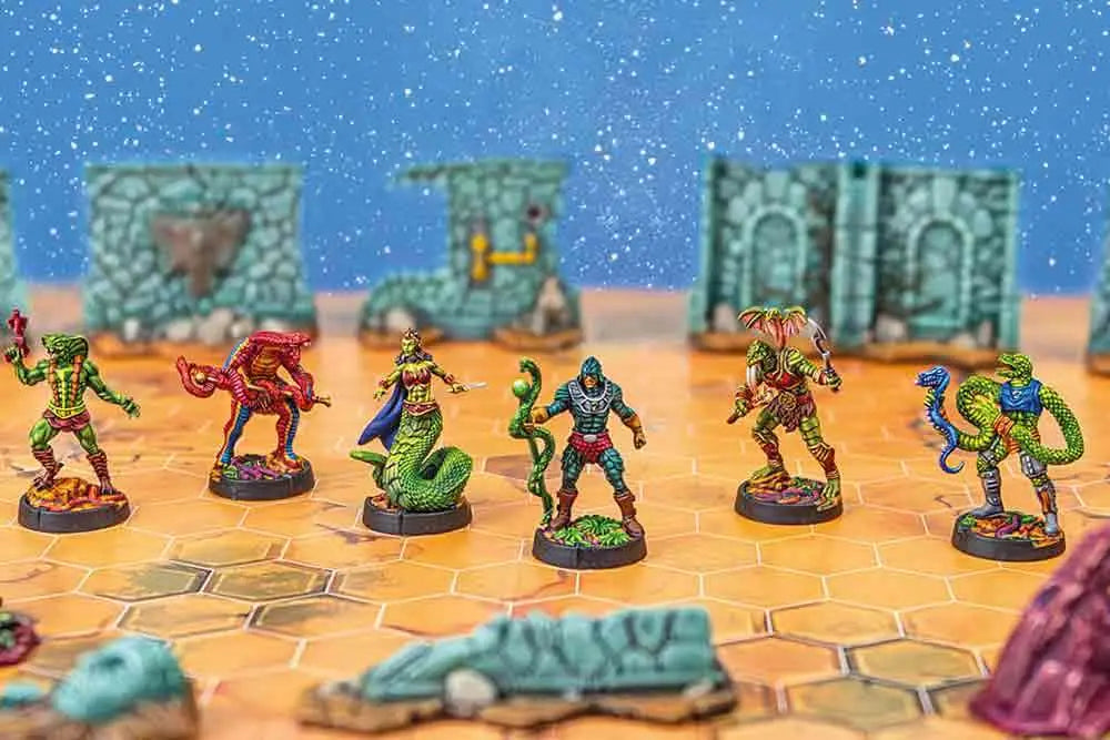 Masters of the Universe: Battleground Juego de Miniaturas Wave 8: Snake Men Faction *Edición Italiano*