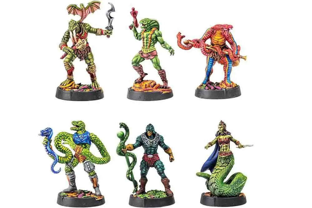 Masters of the Universe: Battleground Juego de Miniaturas Wave 8: Snake Men Faction *Edición Italiano*