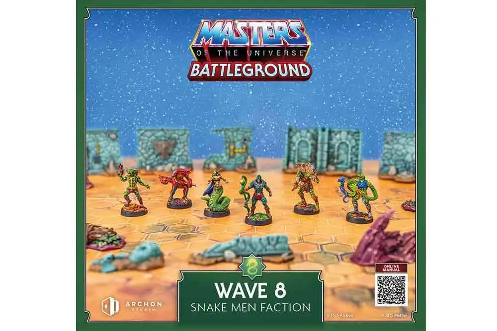 Masters of the Universe: Battleground Juego de Miniaturas Wave 8: Snake Men Faction *Edición Italiano*